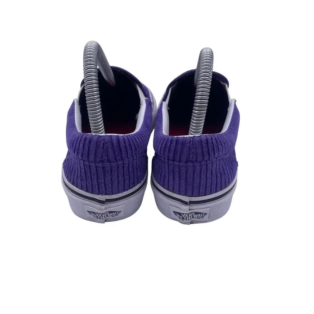 VANS OTW Chunky Corduroy Purple Slip On Skate Shoes Casual Womens 6